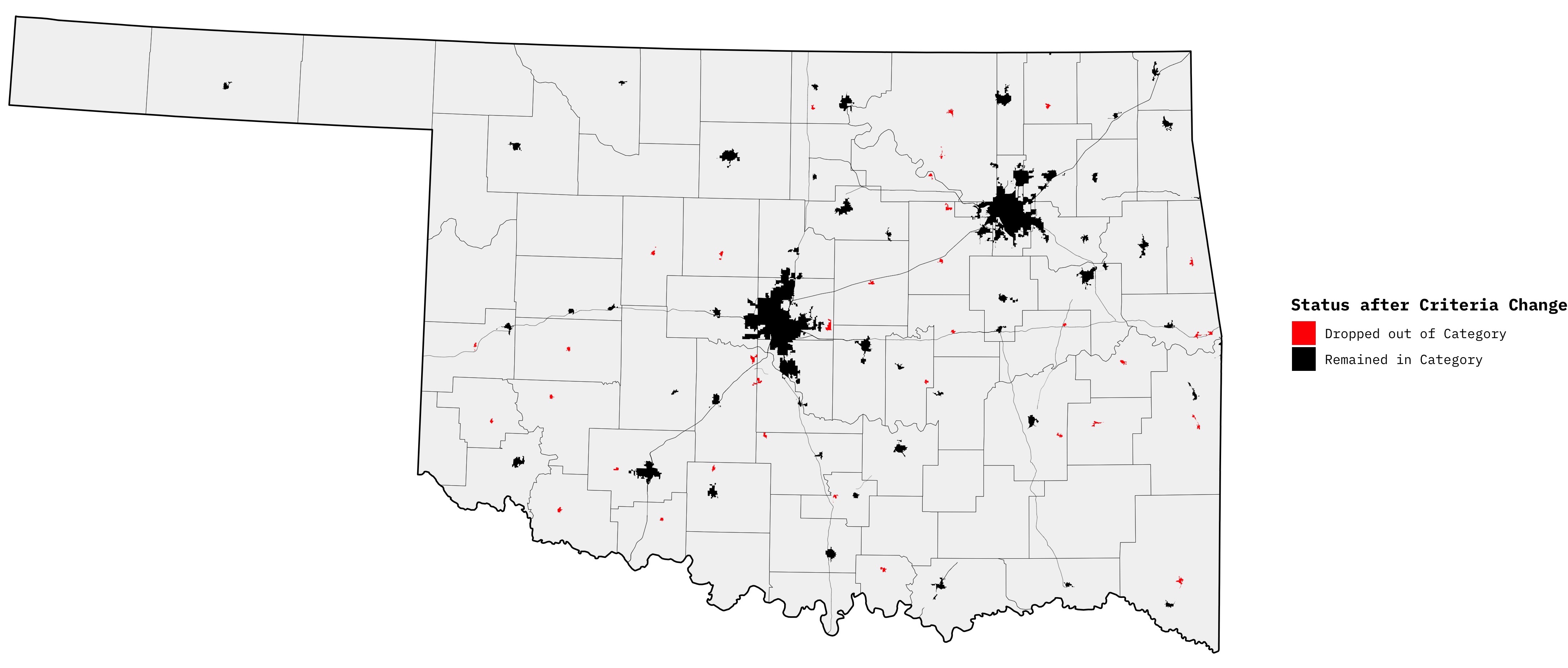 Oklahoma Map after 2020 Changes